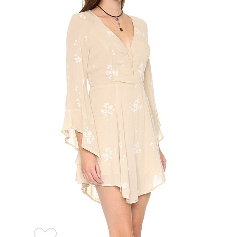 Free People Jasmine Embroidered Mini Dress